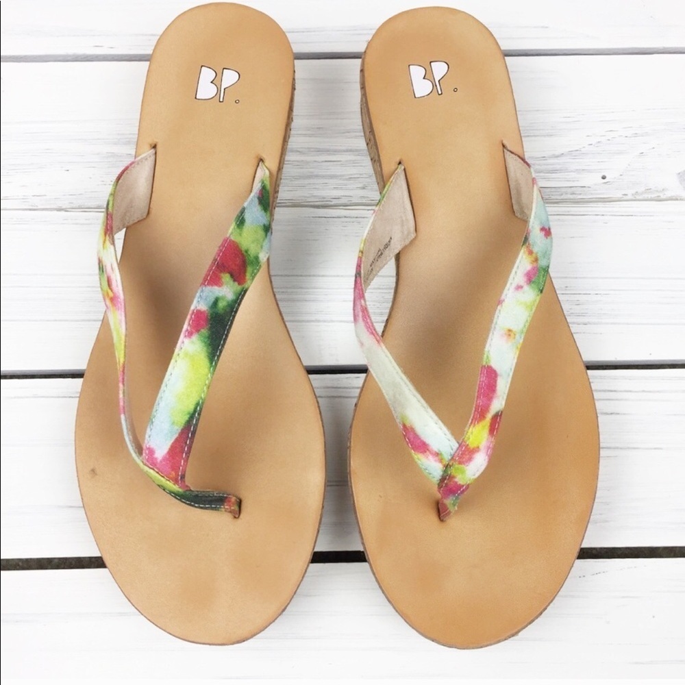 BP Watercolor Slip On Summer Sandals 7 - Picture 2 of 8